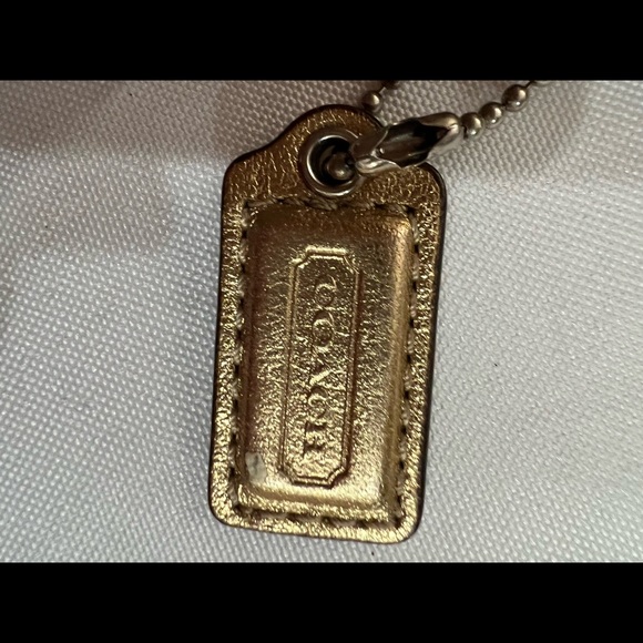 Coach gold wristlet, like new - Picture 5 of 6